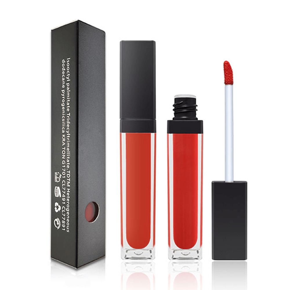 27 Colors Black Lid Square Tube Liquid Lipsticks - MSmakeupoem.com