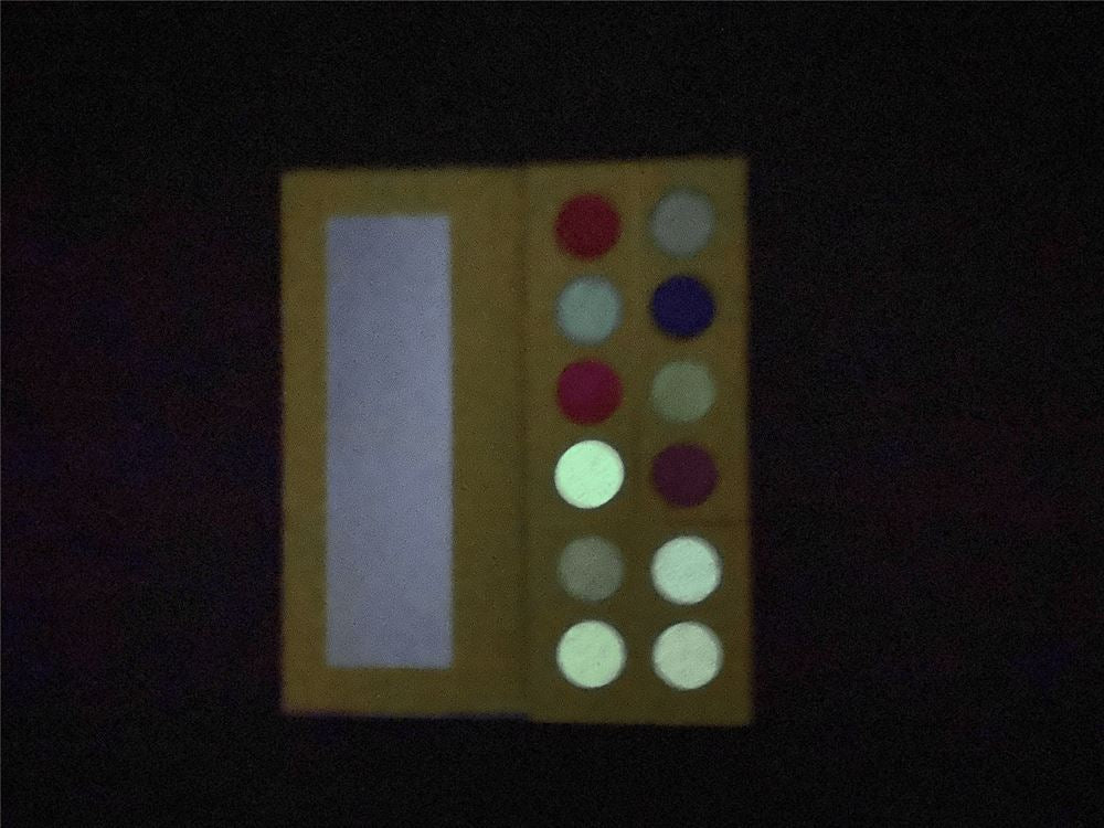 13 Colors Night Luminous Eyeshadow Yellow Palette - MSmakeupoem.com