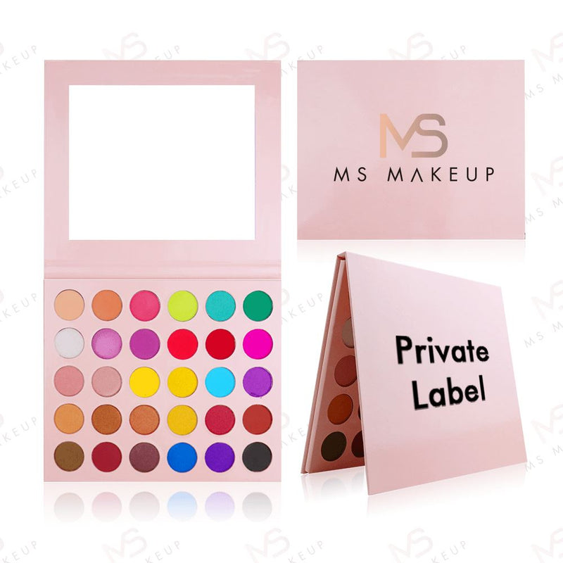 30 Colors Pink Eyeshadow Palette - MSmakeupoem.com