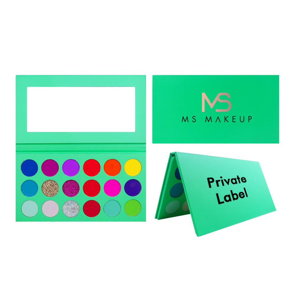 18  Colors Green Eyeshadow Palette 【50pcs】