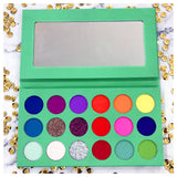 18  Colors Green Eyeshadow Palette 【50pcs】