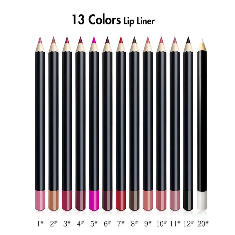 13 color lip liner