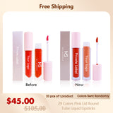 20 STÜCKE von 29 Farben Rosa Deckel Runde Tube Lippenstifte - NIEDRIGER PREIS (FARBEN ZUFÄLLIG GESENDET)