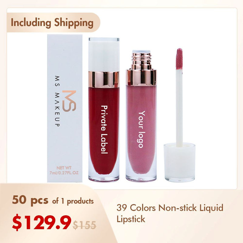 Lápiz labial líquido antiadherente de 39 colores (50 piezas envío gratis)