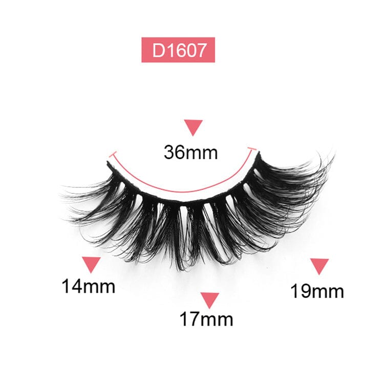 1 Pair Of High Imitation Mink Hair False Eyelashes