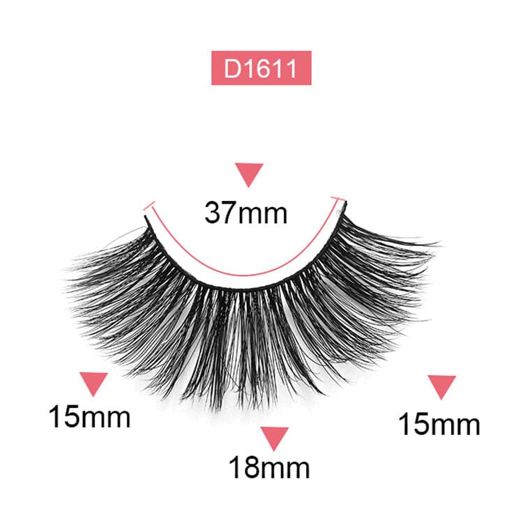 1 Pair Of High Imitation Mink Hair False Eyelashes