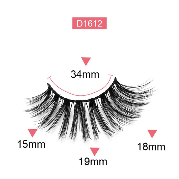 1 Pair Of High Imitation Mink Hair False Eyelashes