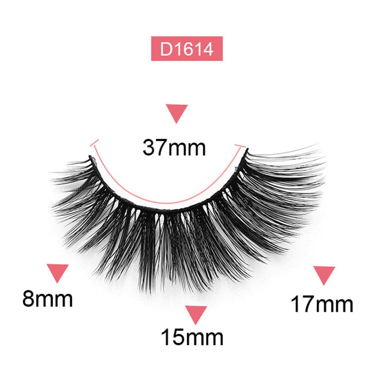 1 Pair Of High Imitation Mink Hair False Eyelashes