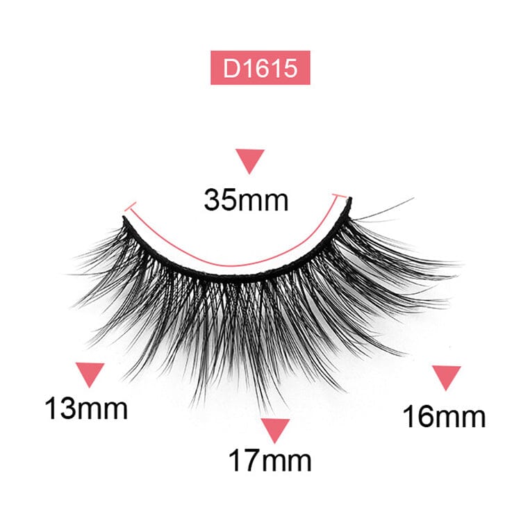 1 Pair Of High Imitation Mink Hair False Eyelashes