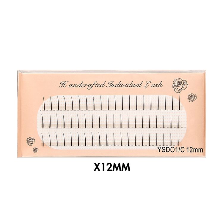 Single Cluster Three Row Natural Simulation Single False Eyelashes