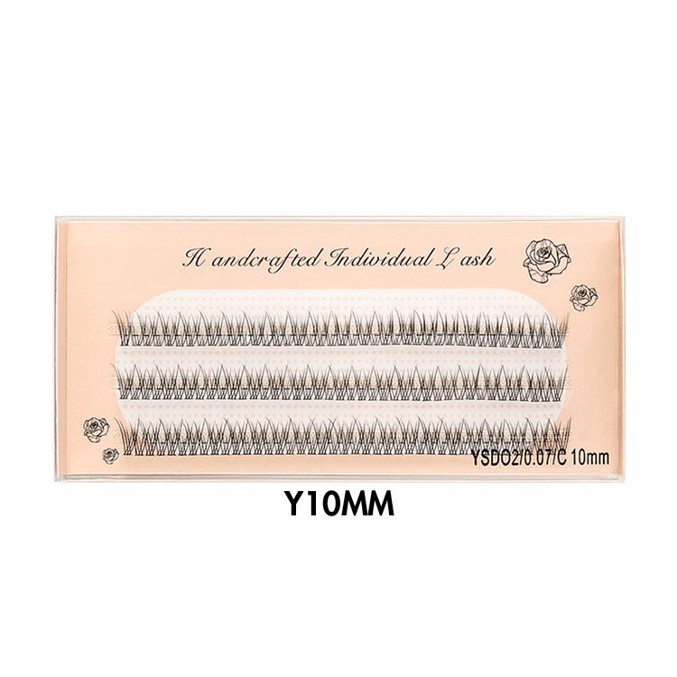Single Cluster Three Row Natural Simulation Single False Eyelashes