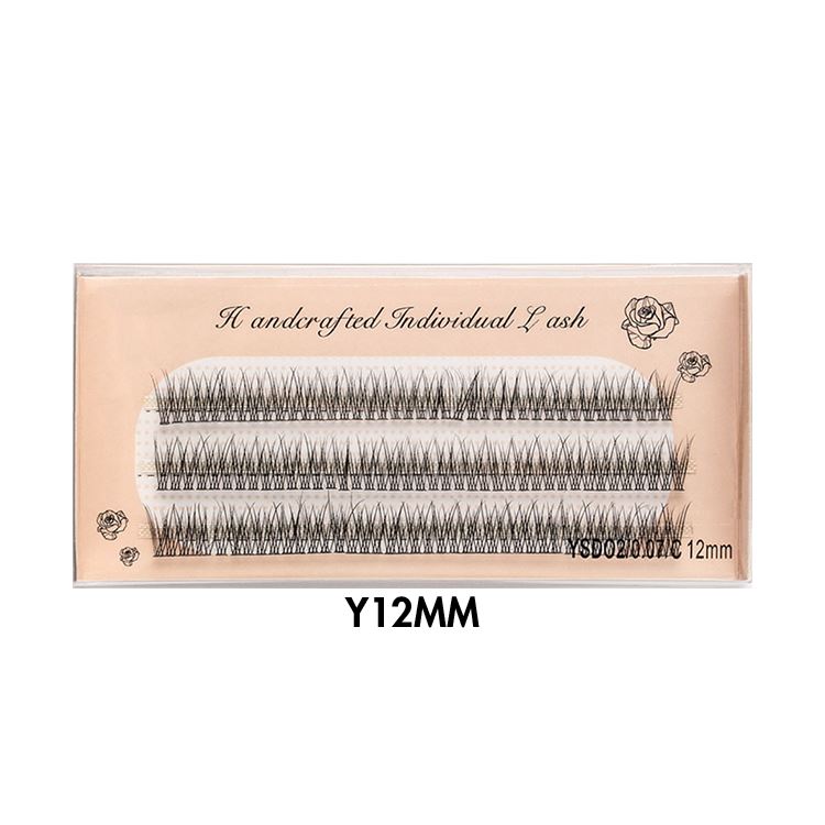 Single Cluster Three Row Natural Simulation Single False Eyelashes