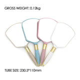 4 colors European style square hand mirror (At least 12Pcs for sale, color mixing is allowed)