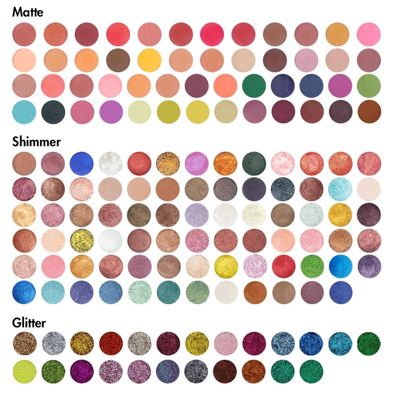 Paquete de sombras de ojos monocromáticas