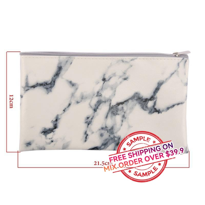 10pcs marble brushes(with bag) - MSmakeupoem.com