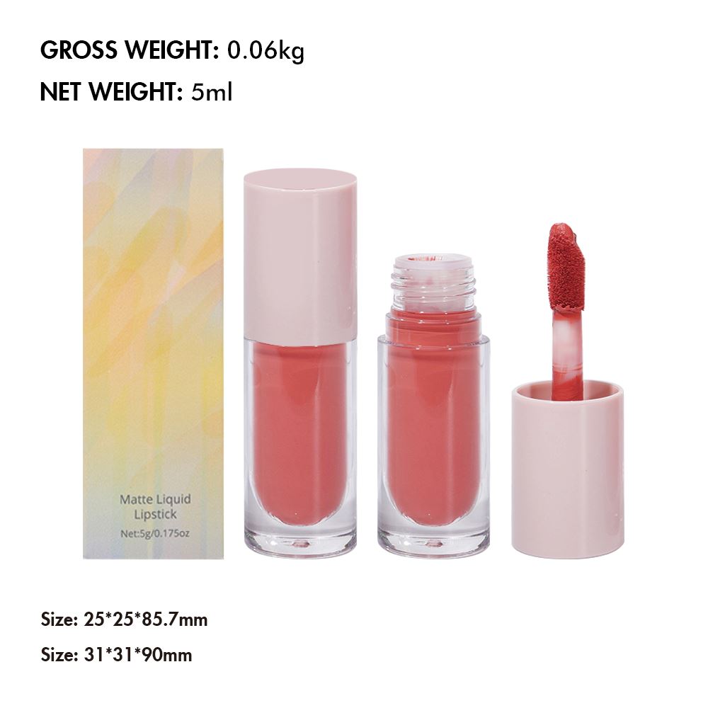 21 colors liquid lipstick with large brush head