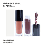 25 Color Black Cover Large Brush Head Matte Liquid Lipstick