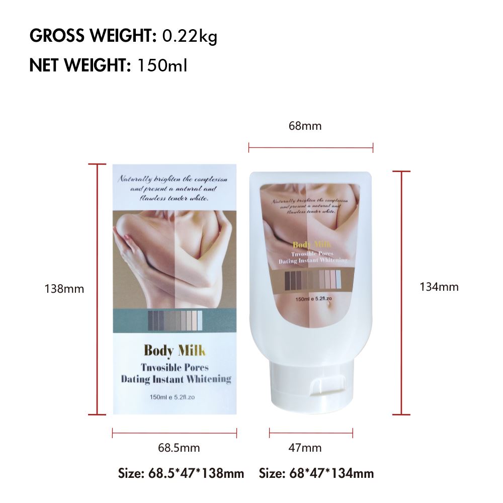 Pearl instant whitening body milk