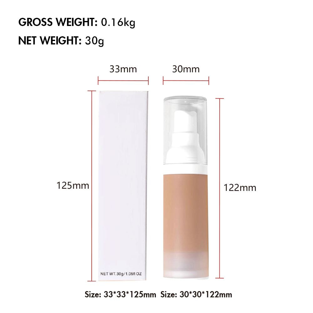 41 Color Matte Liquid Foundation - Frosted Bottle (#1-#33)