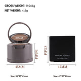 3 colores Stamp Eyebrow Powder Hairline Powder para contornear