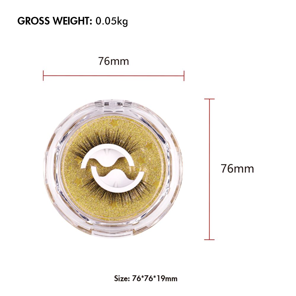 Reusable Self-Adhesive Eyelashes(2pcs)