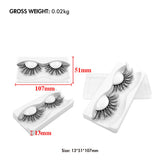 6D messy high imitation mink hair thick eyelashes
