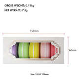 Night Sleep Macaron Lip Mask Set(5pcs)