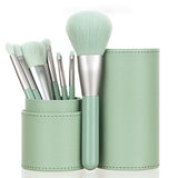 7 makeup brushes (with bucket)
