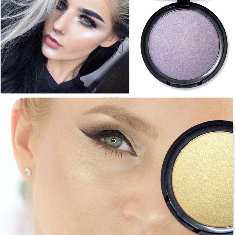 6 Colors Compact Highlight Powder