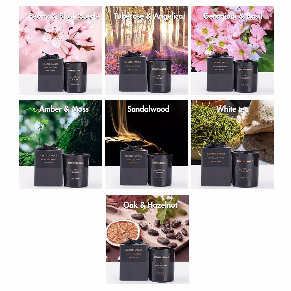 7 tipos de velas perfumadas de cera de soja