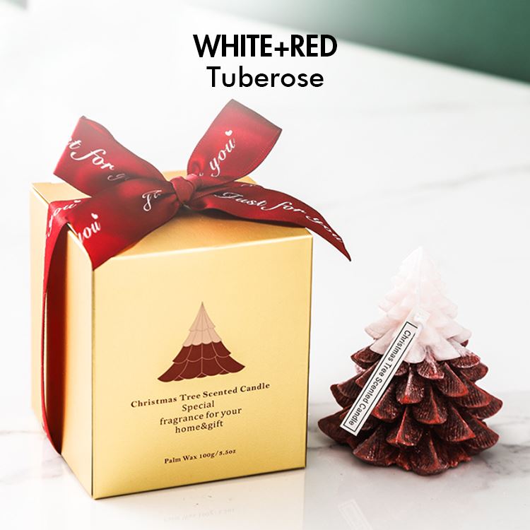 4 tipos de velas de hielo con aroma a árbol de Navidad