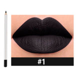 25 Colors Of Matte Waterproof Lip Liner With Sharpener