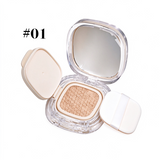 5 Shades Long Lasting Concealer Foundation Cushion, Oil Control, No Transfer, Full Coverage Makeup