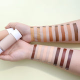 9 Farben weiße runde Tube Foundation