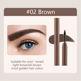 5-color Double-ended Waterproof Eyebrow Tint