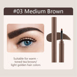5-color Double-ended Waterproof Eyebrow Tint
