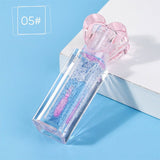 6 Colors Temperature-changing Lip Oil With Glitter