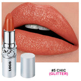 16 Colors Moisturizing Glitter Lipstick Long-lasting Color