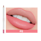 25 Colors Of Matte Waterproof Lip Liner With Sharpener