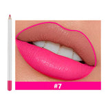 25 Colors Of Matte Waterproof Lip Liner With Sharpener