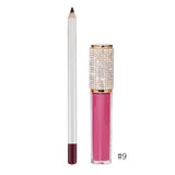 49 Colors Matte Long-lasting Non-fading Liquid Lipstick Lip Liner Set #1-#33