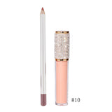 49 Colors Matte Long-lasting Non-fading Liquid Lipstick Lip Liner Set #1-#33