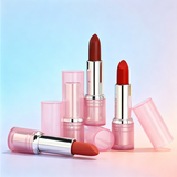 12 Color Pink Round Tube Long-lasting And Non Fading Matte Lipstick