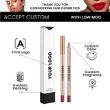 12 Color Gold Wood Matte Lipliner (Including Pencil Sharpener)