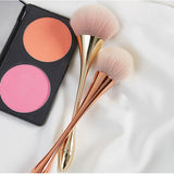 4 colors single large powder/blush brush