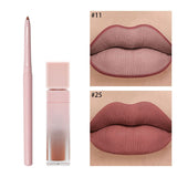 16 colors Matte Lip Kit Lipstick & Lip Liner