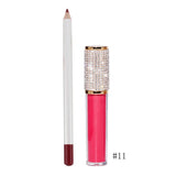 49 Colors Matte Long-lasting Non-fading Liquid Lipstick Lip Liner Set #1-#33