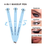 4-IN-1 MAKEUP PEN/EYELINER/HIGHIGHTER/LIP LINER/BLUSHER/BROW OENCIL/EYELINER