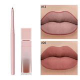 16 colors Matte Lip Kit Lipstick & Lip Liner