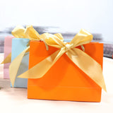 8 colors medium ribbon gift bag/cosmetic bag/shopping bag【30PCS】